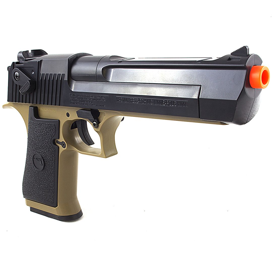 2TONE DESERT EAGLE .50 AE LICENSED SPRING AIRSOFT PISTOL HAND GUN w